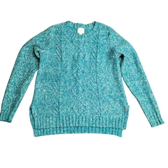 St. John's Bay Teal Turquoise  Blue Green Pullover Soft Comfy Sweater - Picture 7 of 7